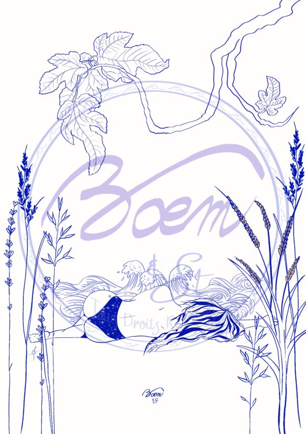 Illustration SUMMER - "À l'ombre du Figuier"