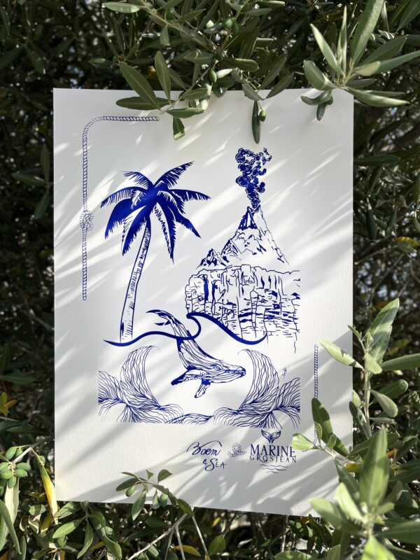 Sérigraphie "Soulmate" sur Canson