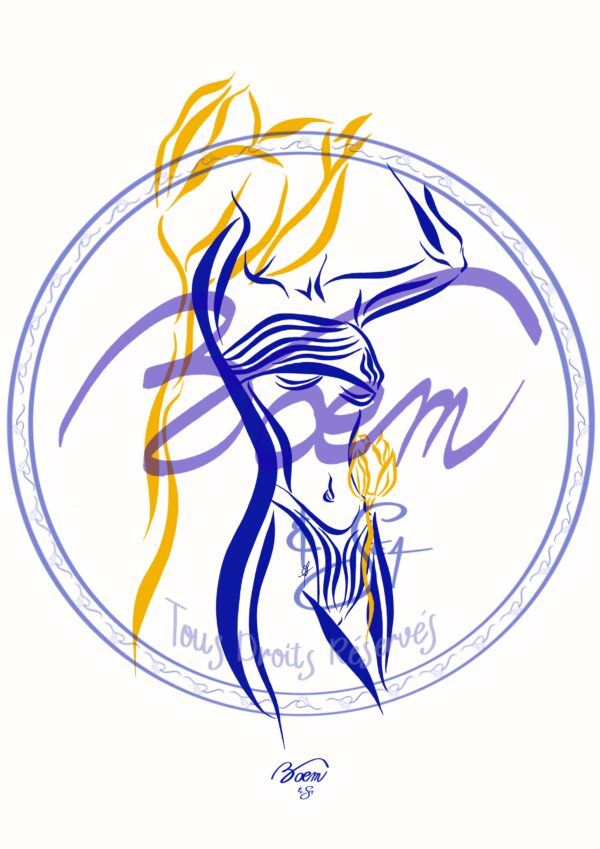 Illustration Femmes Vagues - "Le Temps des Tulipes"