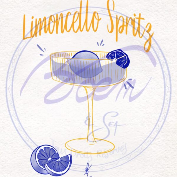 Illustrations - "Limoncello Spritz" – Image 2