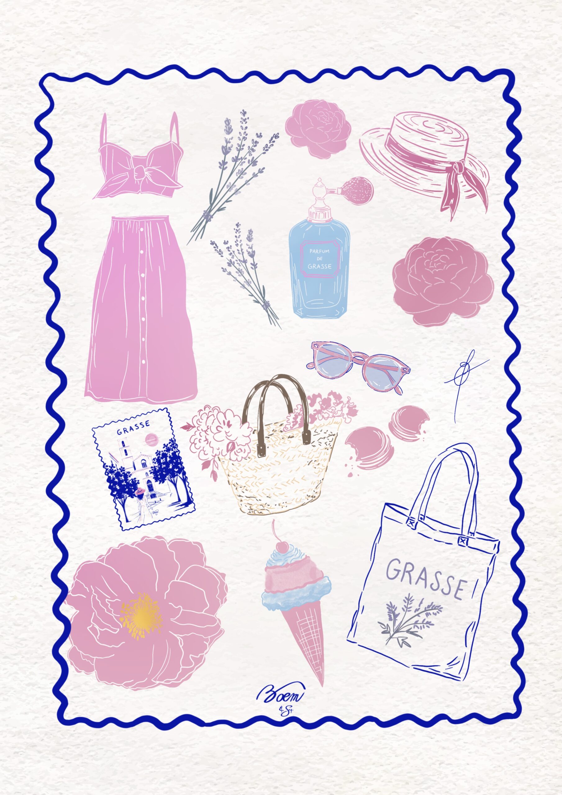 Illustrations Ville de GRASSE – Image 4