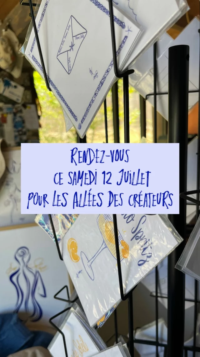 Ce samedi 12 juillet de 18h à 23h, viens découvrir mon univers artistique aux « Allées des Créateurs » à Cannes 🌊💙
Un événement organisé par la @republiquedesartscannes et @villecannes 

L’entrée est libre 

🎁 BON PLAN : un concours est organisé par l’association @republiquedesartscannes avec un bon d’achat à gagner ! Une belle occasion de repartir avec ton coup de cœur

Dans cette vidéo, je te dévoile un aperçu de mon stand et de mes créations inspirées de la Méditerranée…

Viens me rencontrer, échanger, et pourquoi pas craquer pour une création ?

📅 RDV samedi 12 juillet – 18h à 23h
📍 Allées de la Liberté – Cannes
🆓 Entrée libre
🎁 Concours sur place !

#BoemAndSea #Cannes #CreateursCannois #ArtisanatLocal #ÉtéÀCannes #RépubliqueDesArts #AlléesDesCréateurs #MadeWithLove #ArtMéditerranéen #MarchéCréateurs #ConcoursCannes